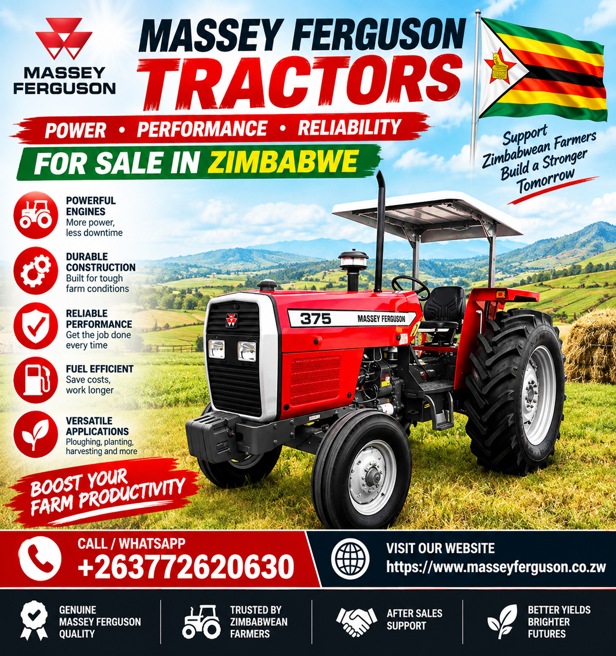 Massey Ferguson Tractors In Zimbabwe